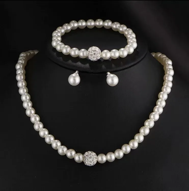 Pearl Fireball Necklace