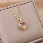 Heart Pendant Necklace For Women