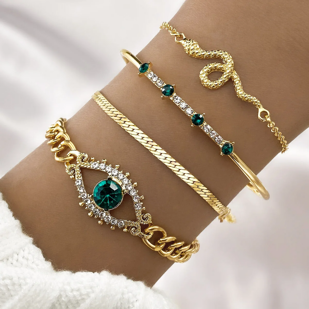 Metal Bracelet Set