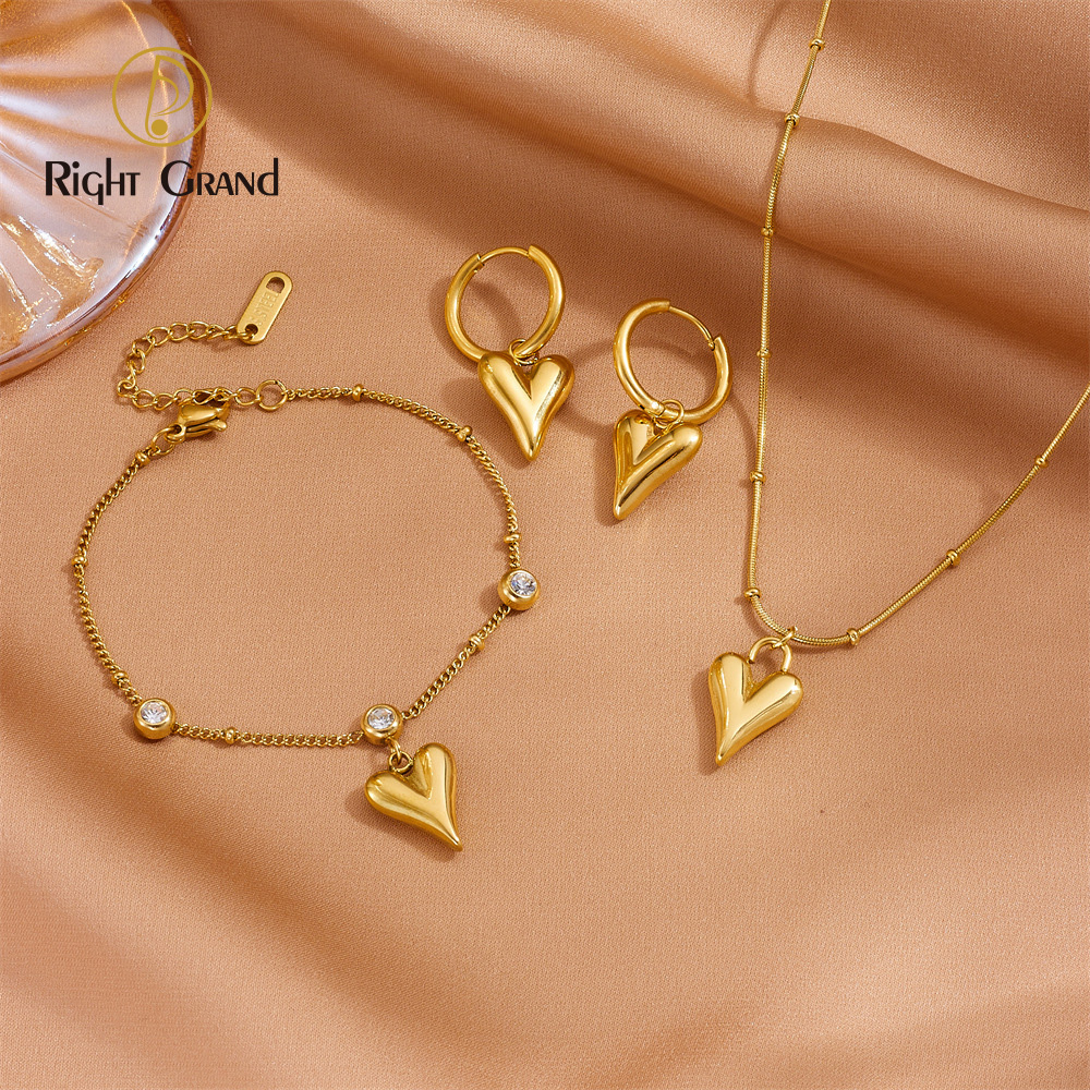 Zircon Heart Bracelet