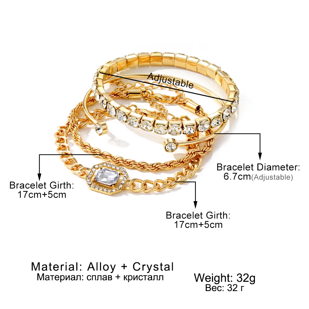 Set Luxurious Bracelets