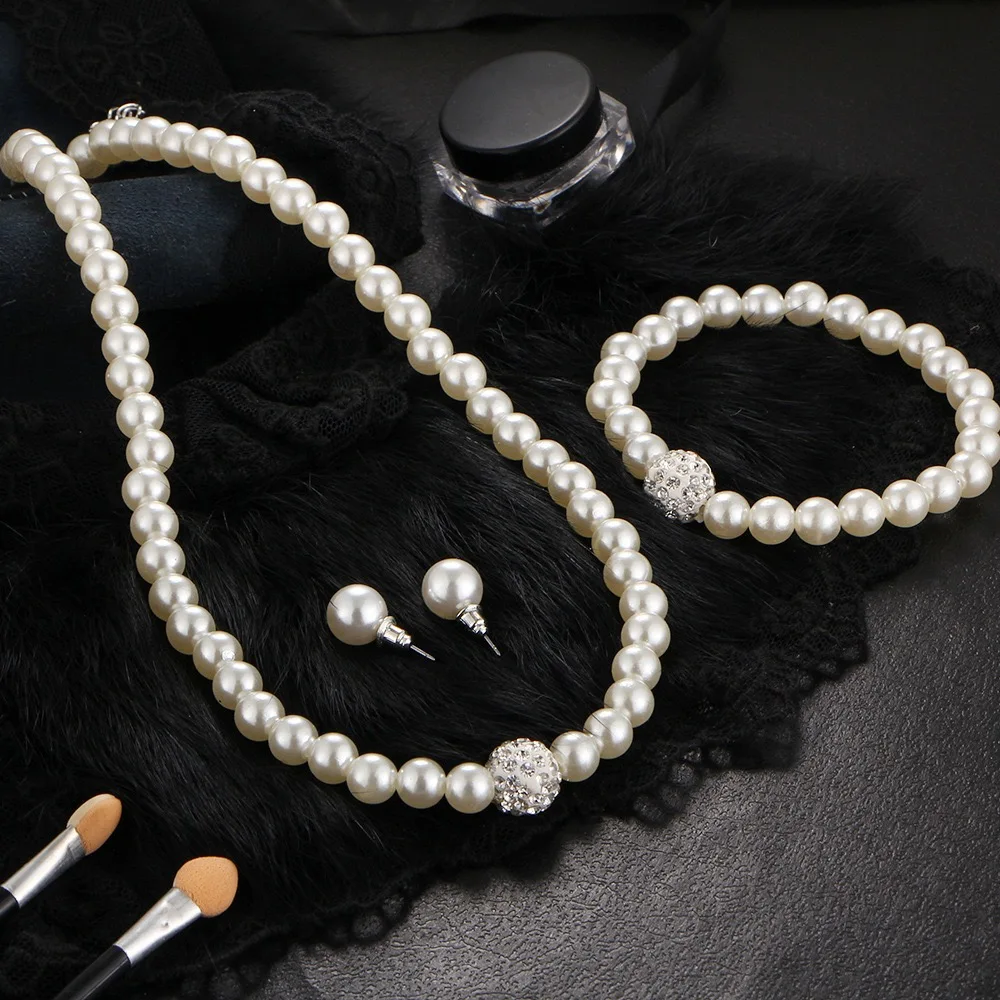 Pearl Fireball Necklace