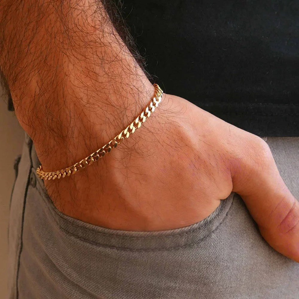 Men Bracelet Classic Stainless Steel