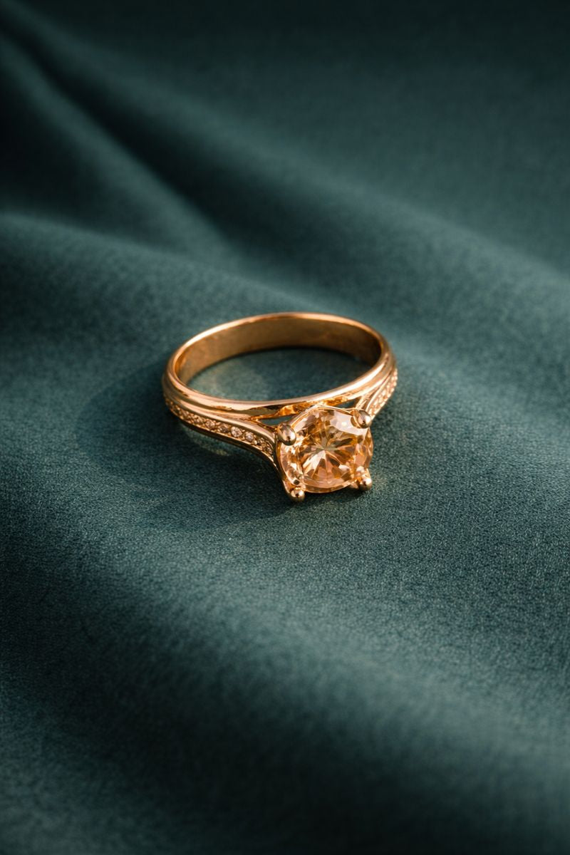 Premium Love Zircon Ring For Women - Free Delivery