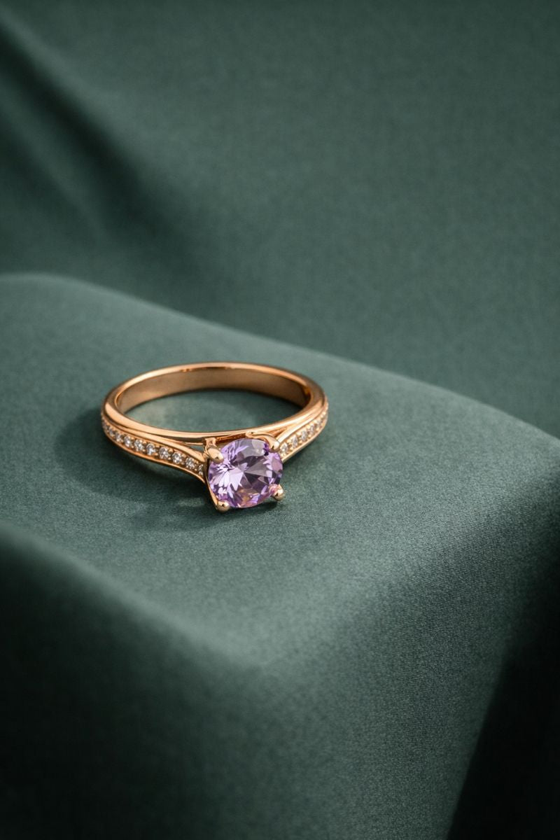 Premium Love Zircon Ring For Women - Free Delivery