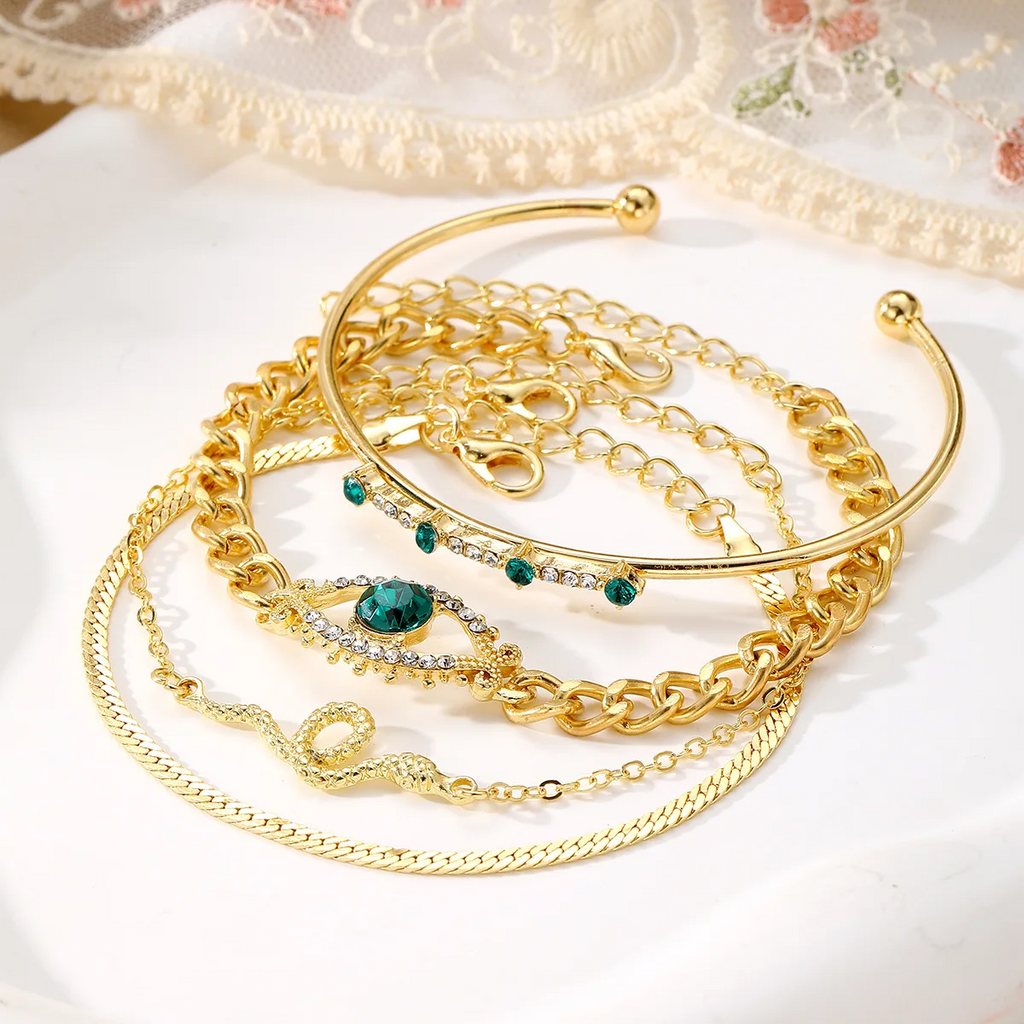 Metal Bracelet Set
