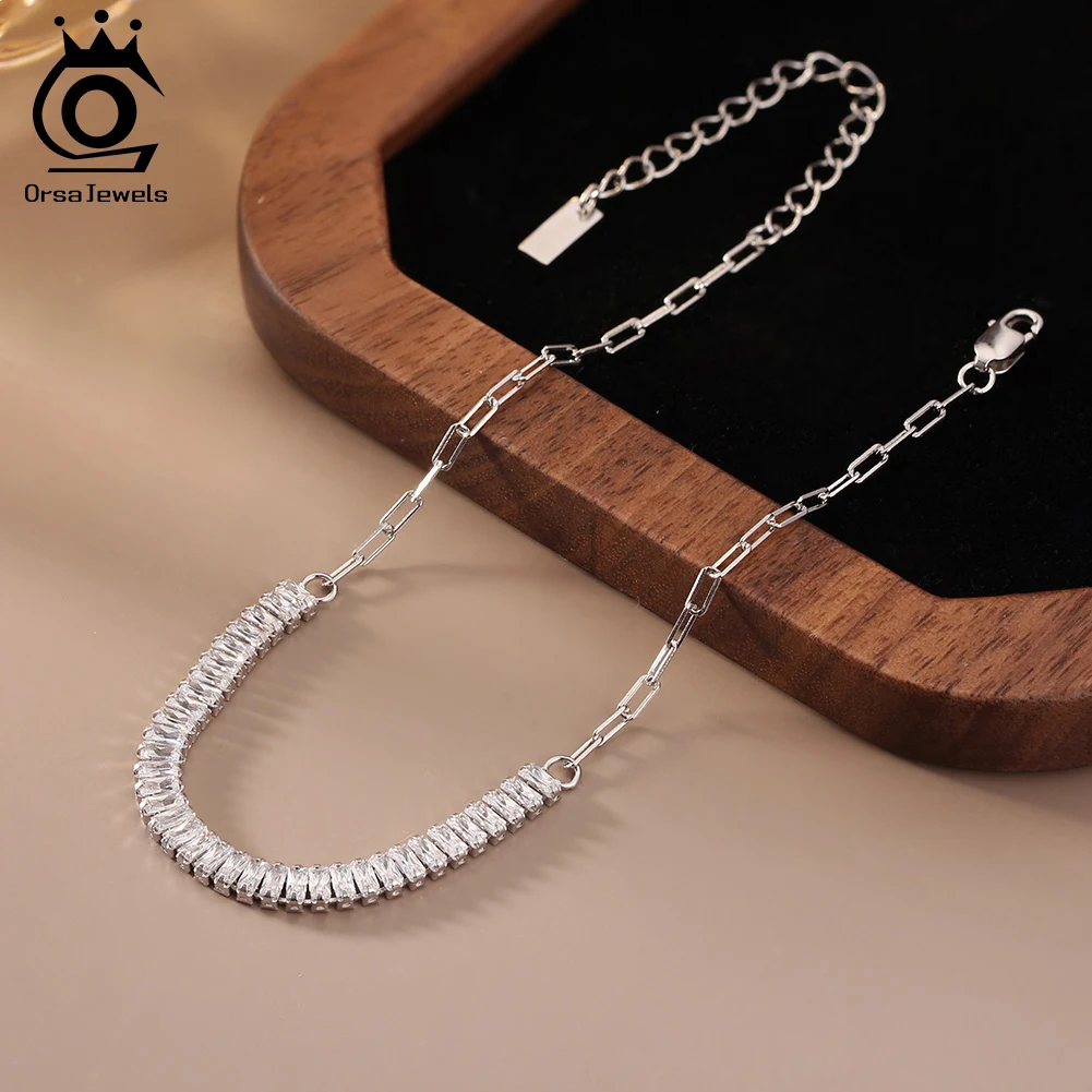 Silver Tennis Bracelet