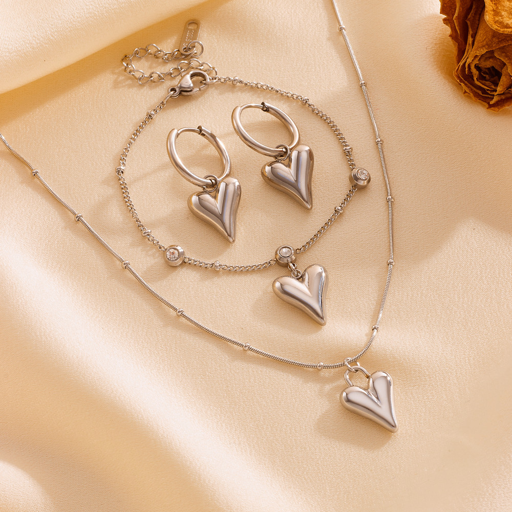 Zircon Heart Bracelet