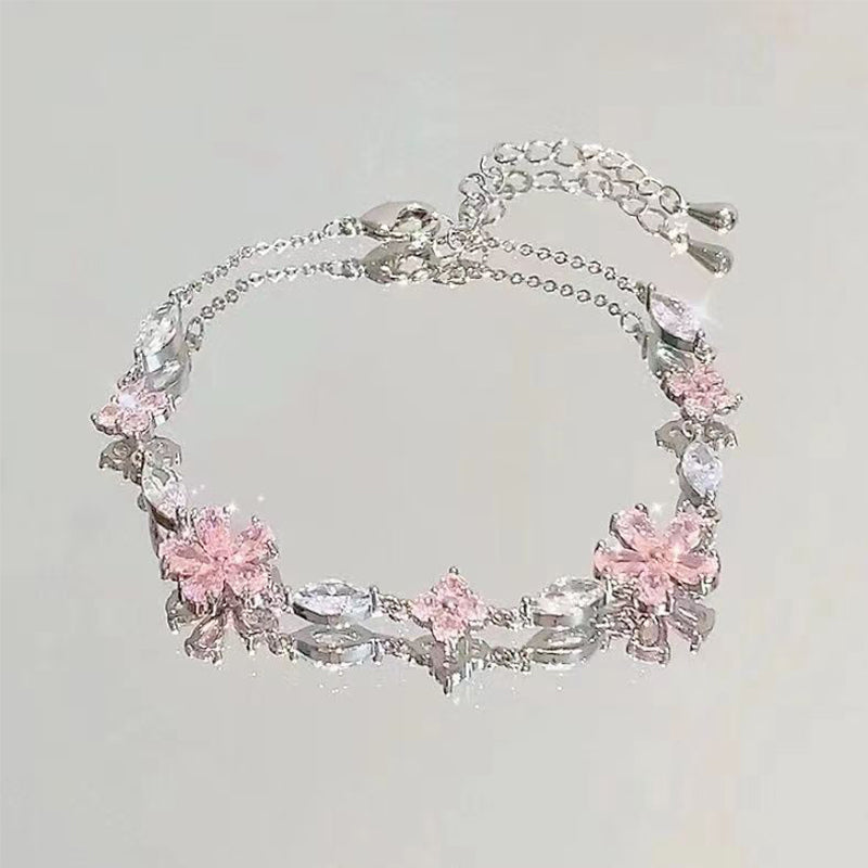 Shiny Pink Zircon Butterfly