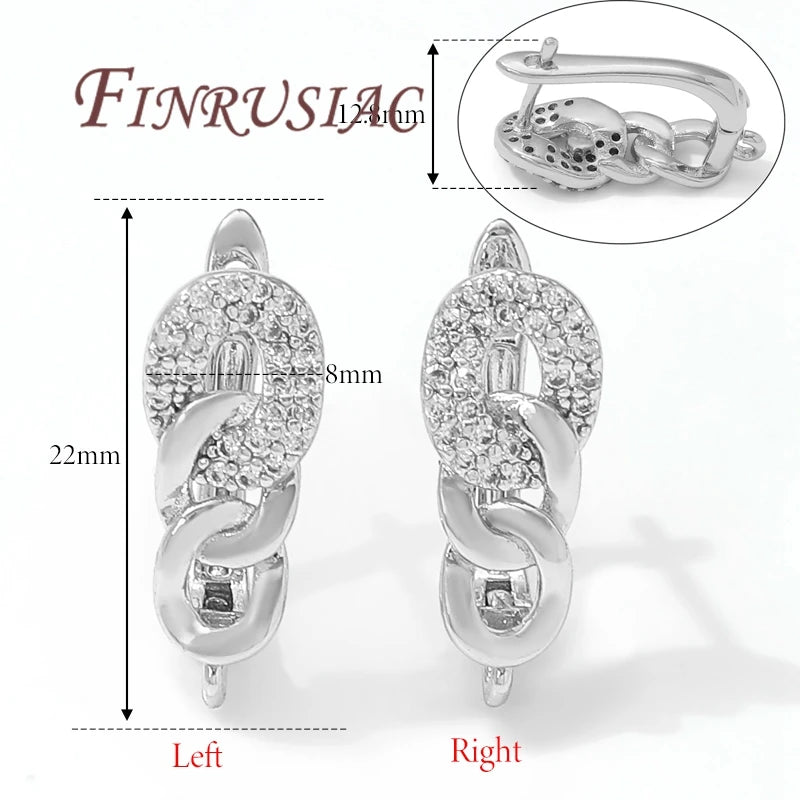 18K Gold Plated,Anti-Allergy Earring Hook Clasps,Supplies For Jewelry,Fasteners Earwires,Earrings Fixtures Accessories