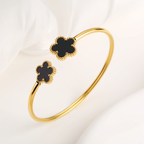 Flower Bangle Ring
