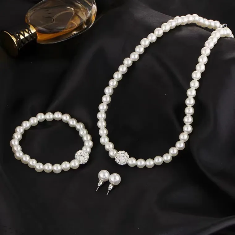 Pearl Fireball Necklace