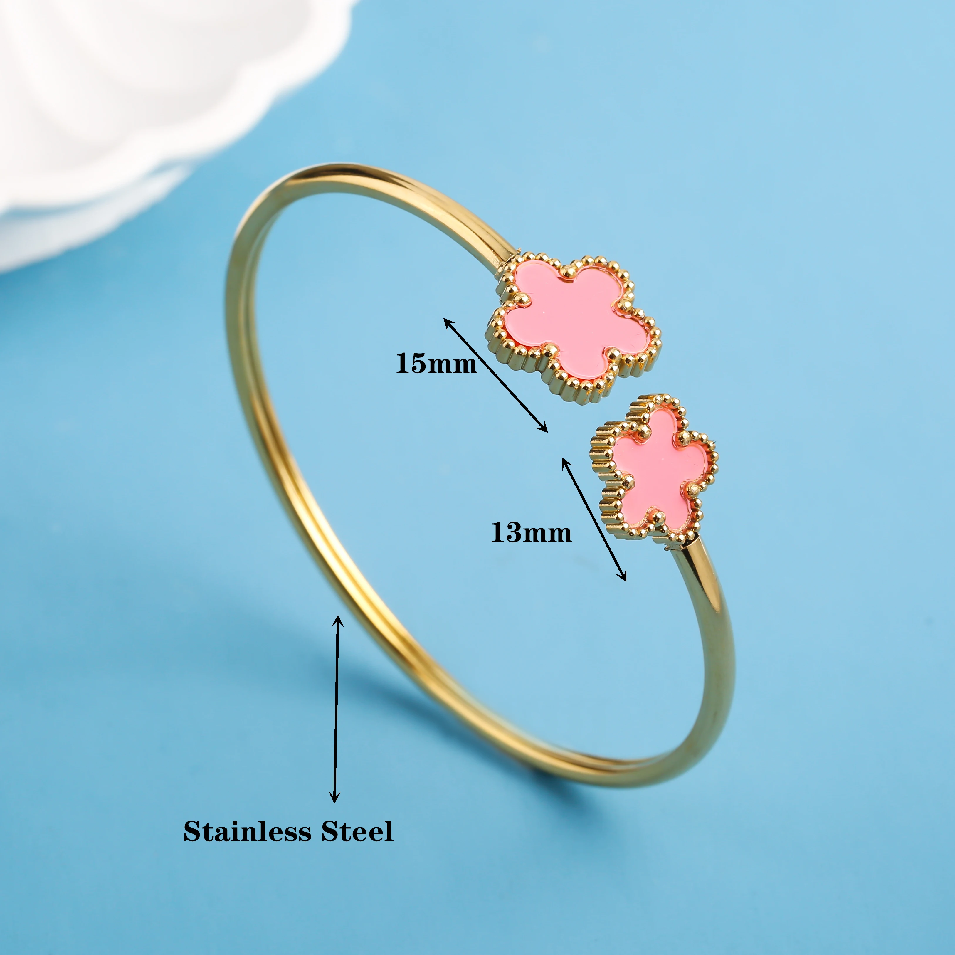 Stainless Steel Shell Five-Leaf Flower