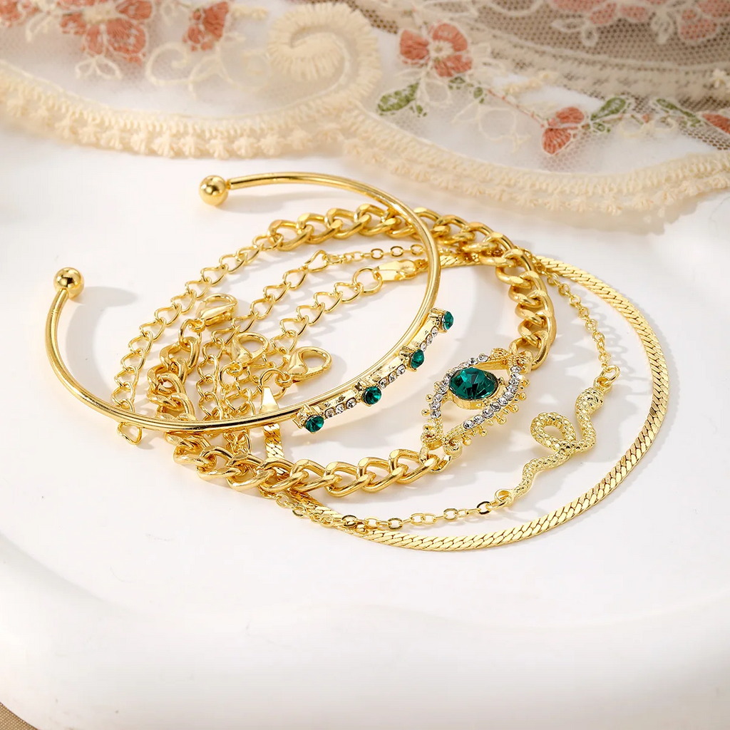 Metal Bracelet Set
