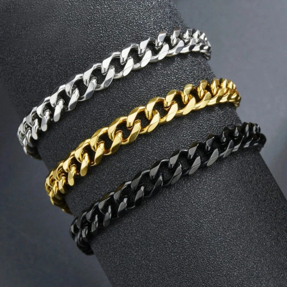 Men Bracelet Classic Stainless Steel