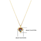 Heart Pendant Necklace For Women