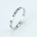 ✨ Crystal Bangles – Stainless Steel