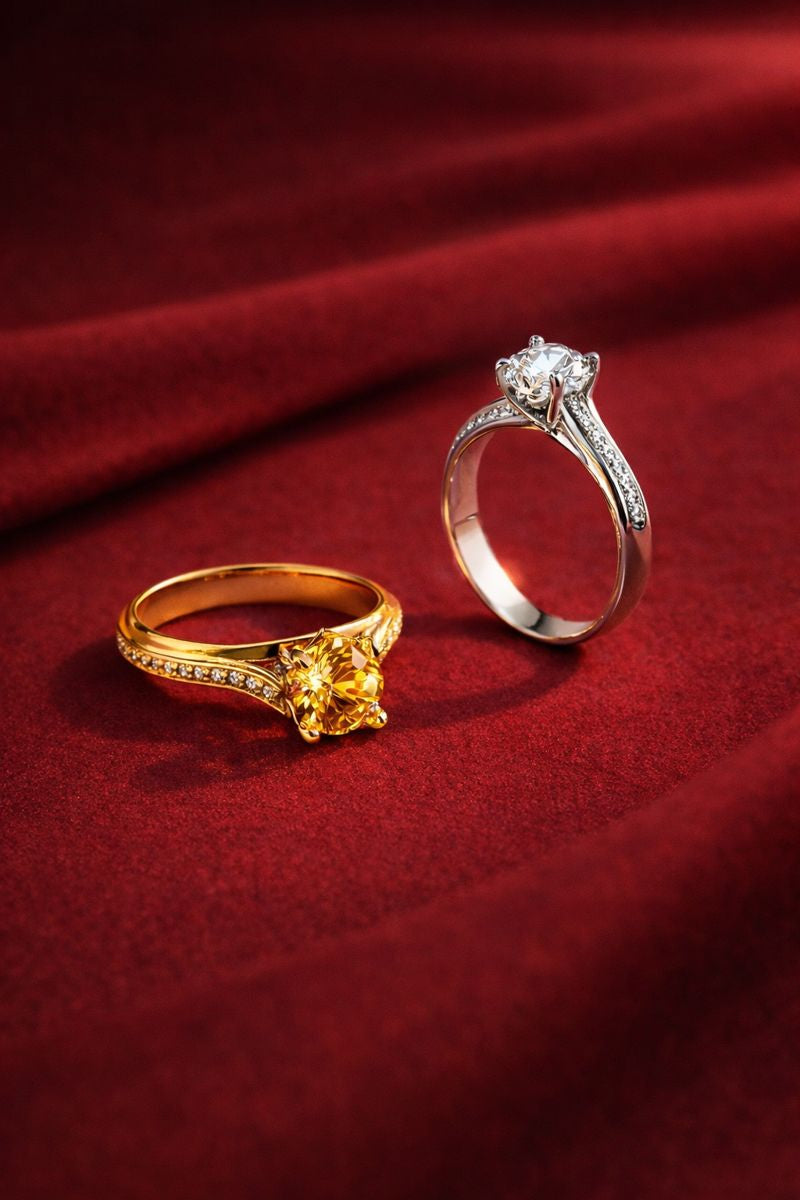 Premium Love Zircon Ring For Women - Free Delivery