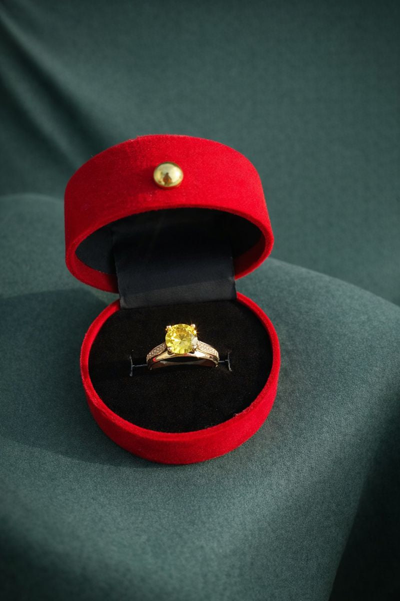 Premium Love Zircon Ring For Women - Free Delivery