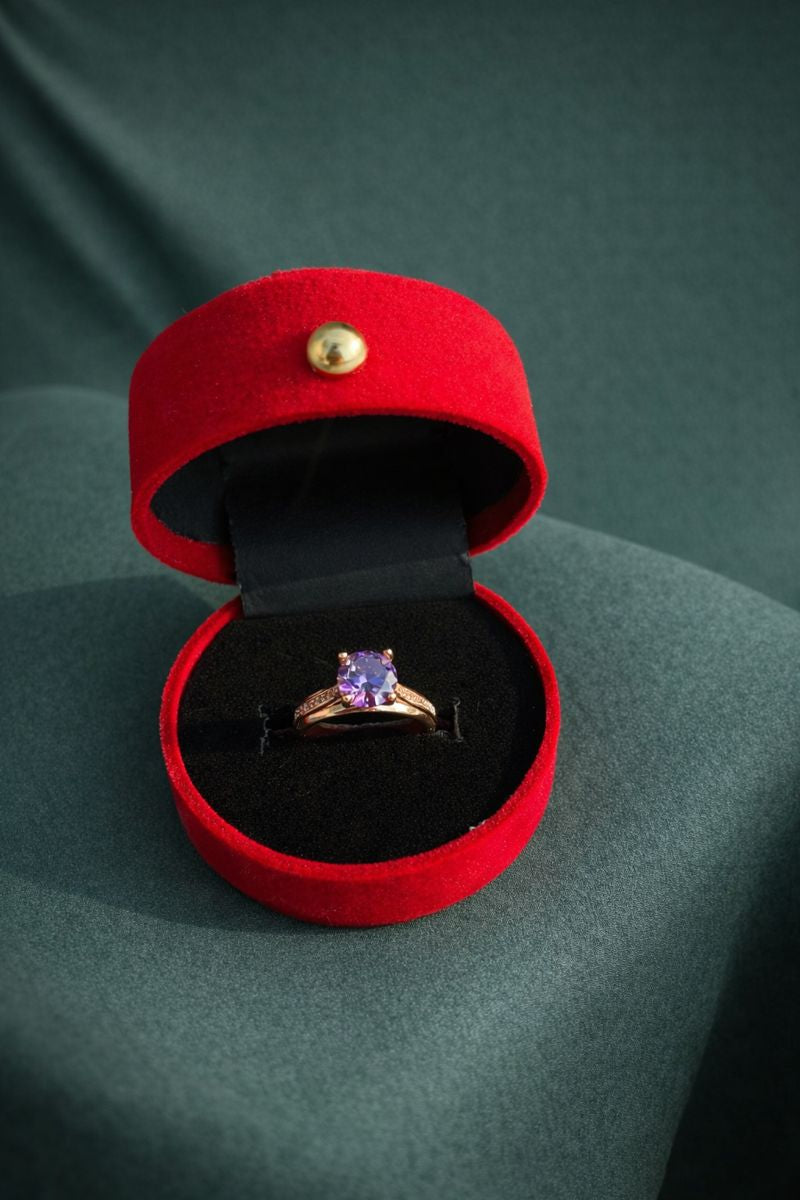 Premium Love Zircon Ring For Women - Free Delivery