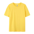 100% Cotton Solid Color T-Shirts Men Woman Short Sleeve Fashion Brand Trend Casual Soft Clothing Tees Breathable Summer Tops