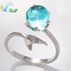 Adjustable Zircon Ring