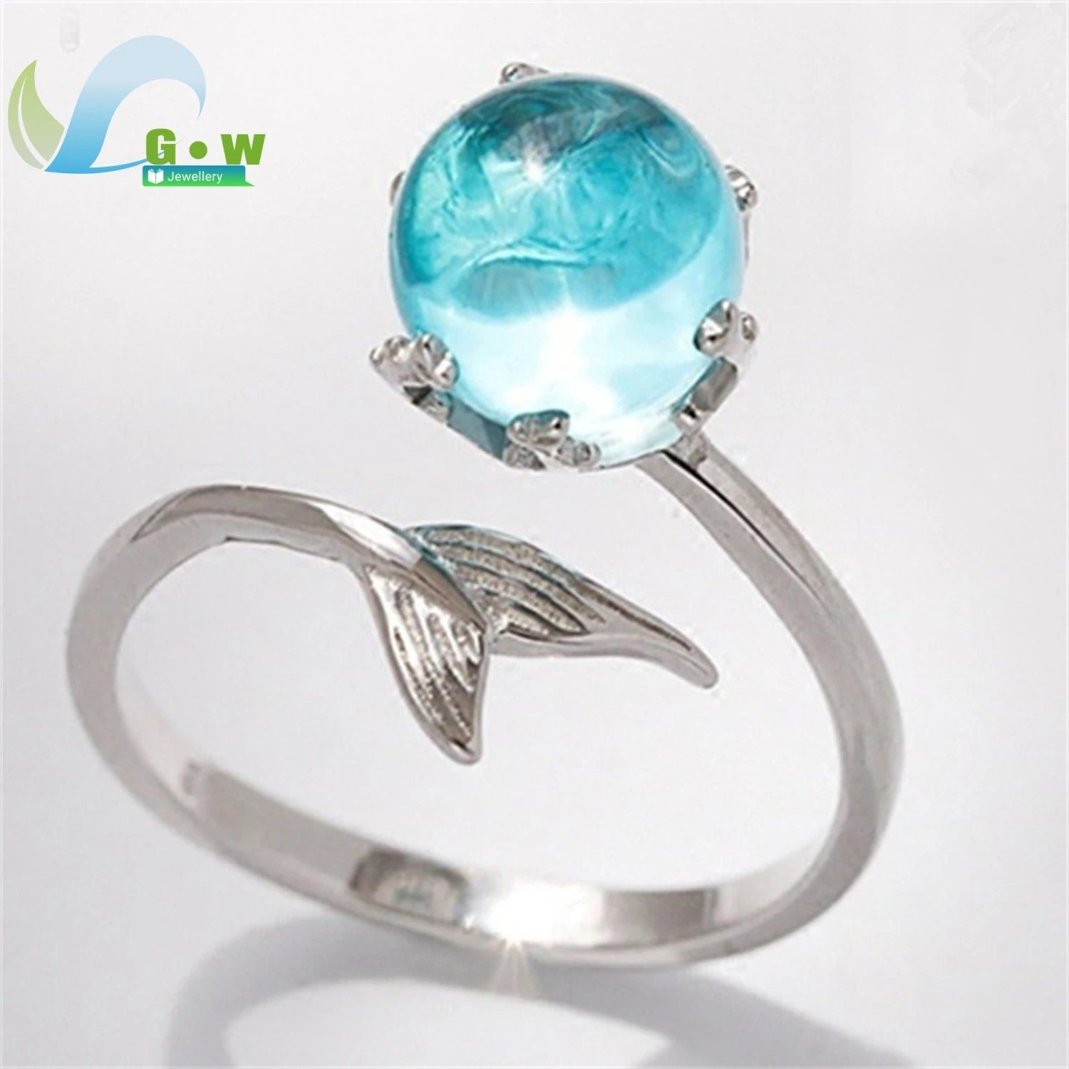 Adjustable Zircon Ring