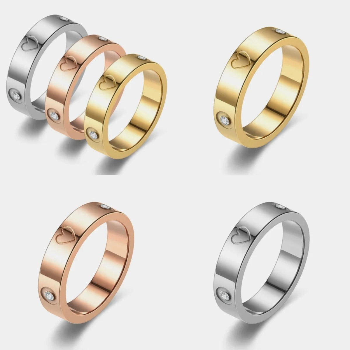 Women Stain less Steel Ring