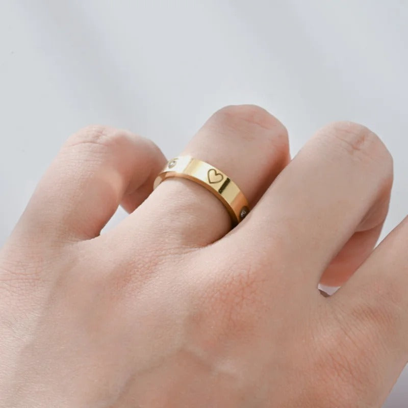 Women Stain less Steel Ring