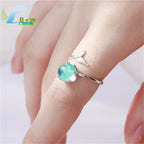 Adjustable Zircon Ring